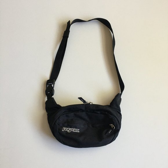 Jansport Bags Jansport Black Fanny Pack Belt Bag Crossbody Black